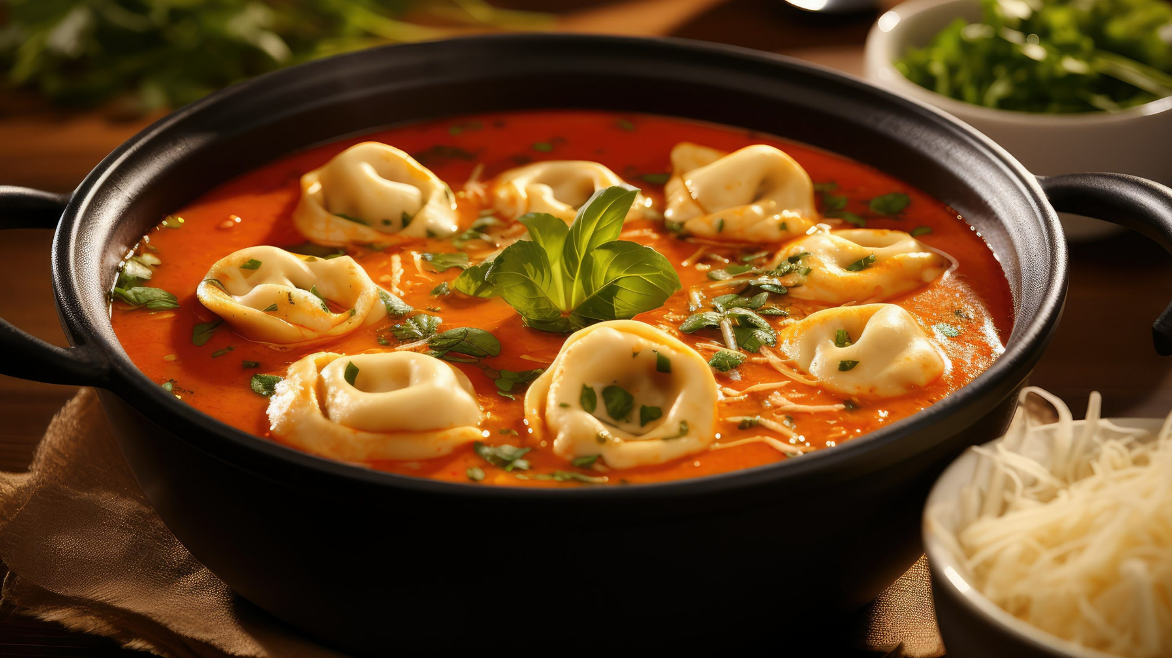 Soupe de tomates aux tortellinis : Notre recette préférée pour les journées froides