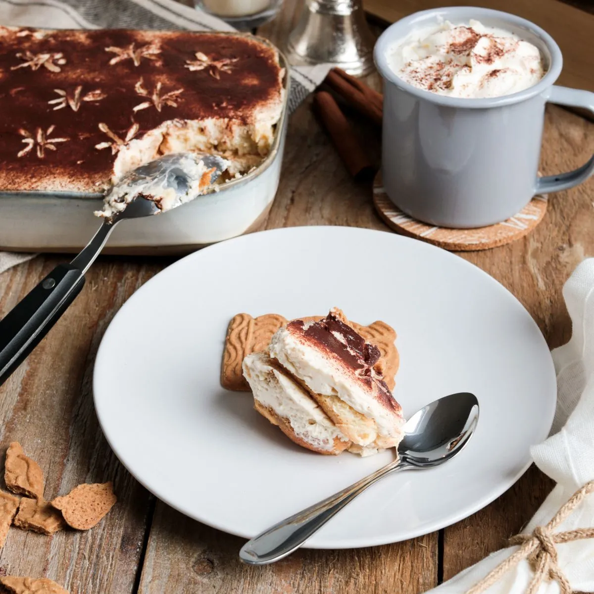 Mieux que le dessert original : le paradisiaque tiramisu de Noël aux spéculoos