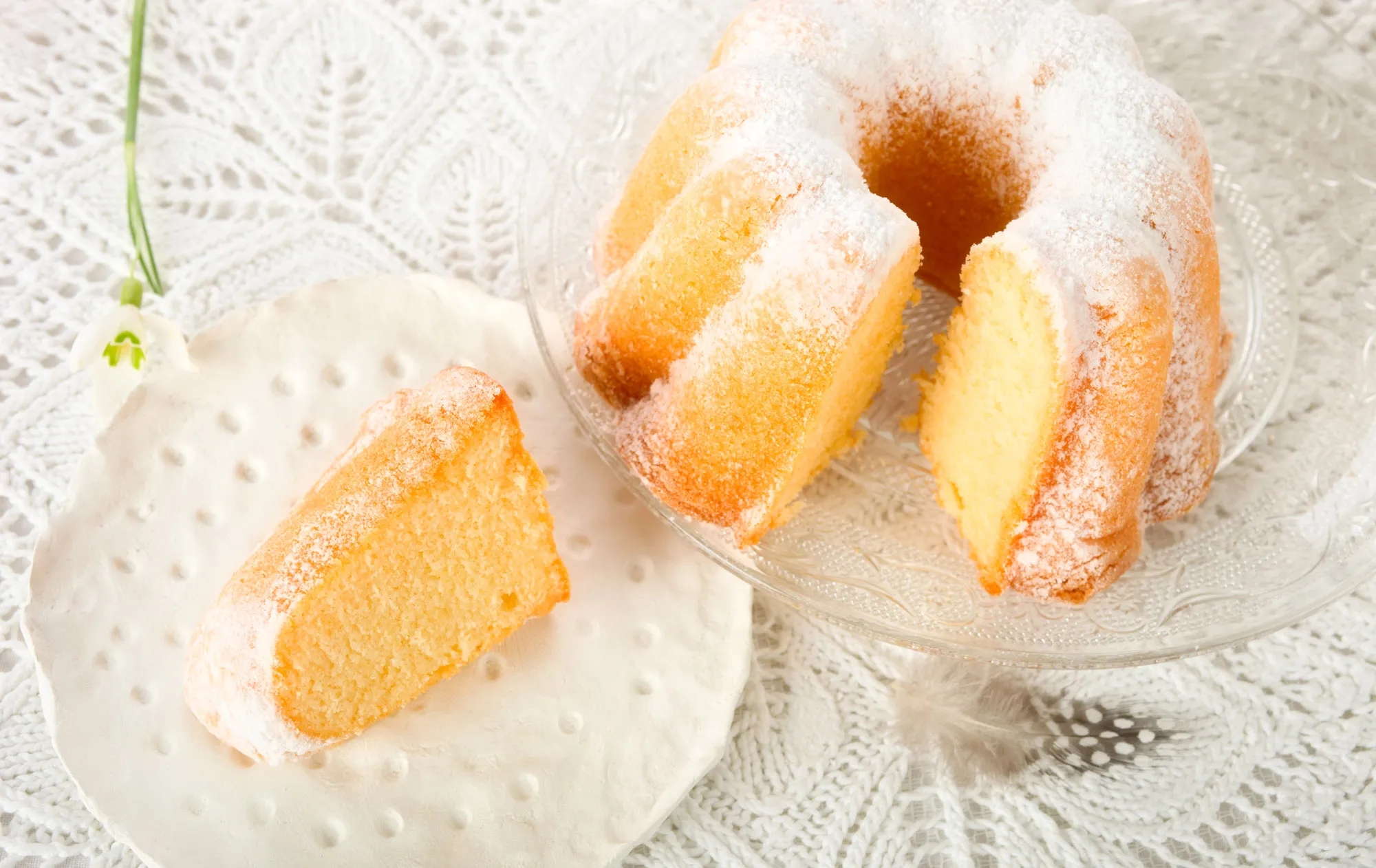 Gâteau d'eau minéral duveteux: le gâteau le plus simple du monde (seulement 6 ingrédients)