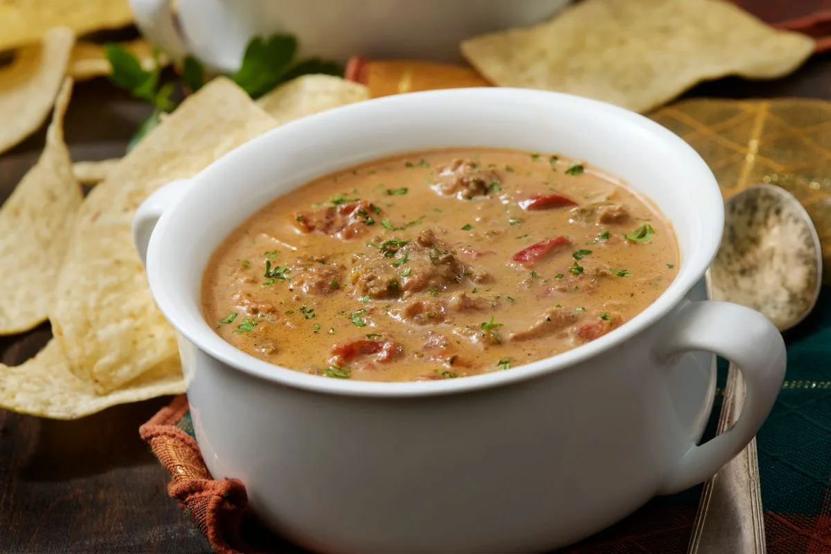 Au lieu du fromage et des poireaux : la soupe au fromage haché et aux tomates est le plat réconfortant idéal