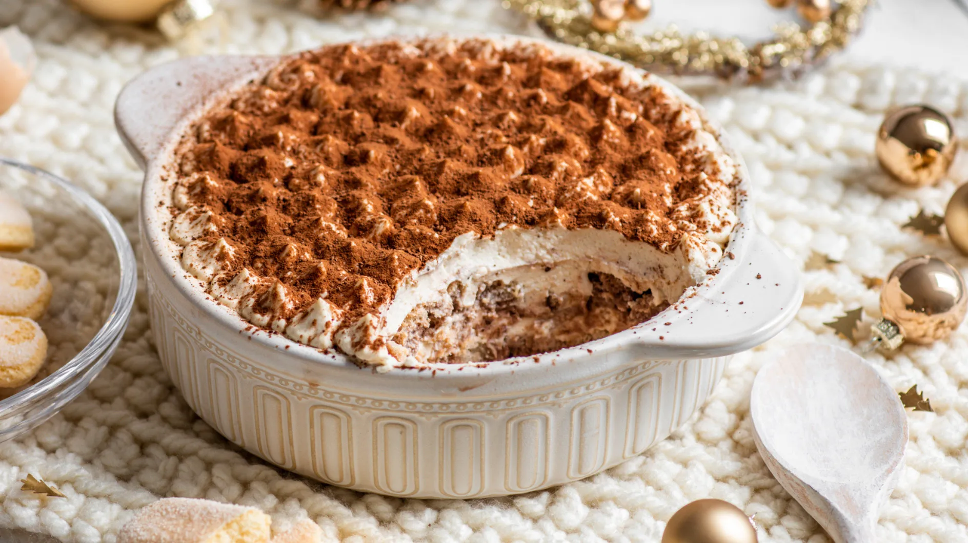 Tiramisu au vin chaud : idée de dessert paradisiaque pour Noël